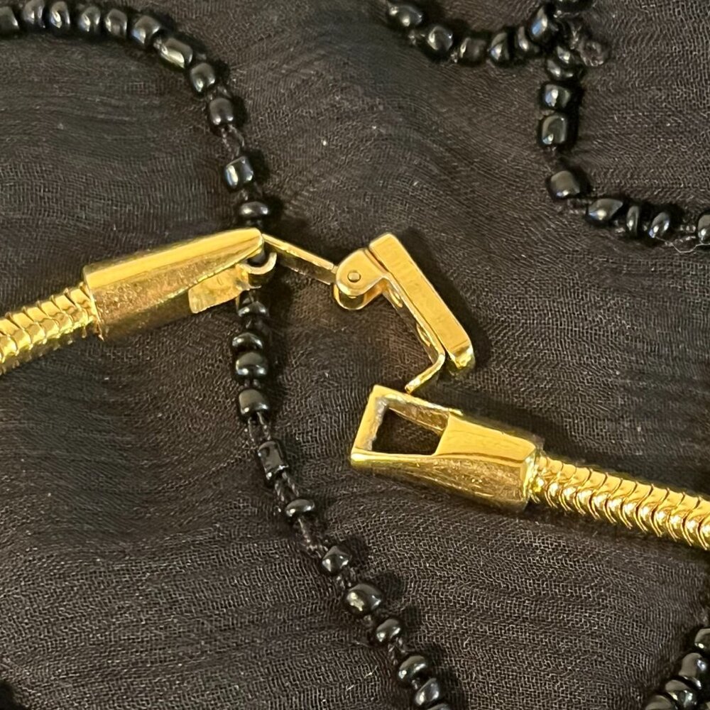 Vintage Crown Trifari Necklace 16" Signed - Picture 5 of 5